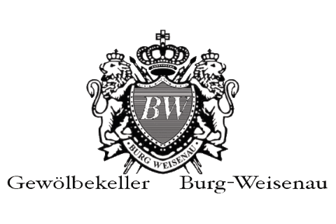 Gewölbekeller Burg Weisenau, Hochzeitslocation Mainz, Logo