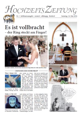 Die Hochzeitszeitung Bild 2