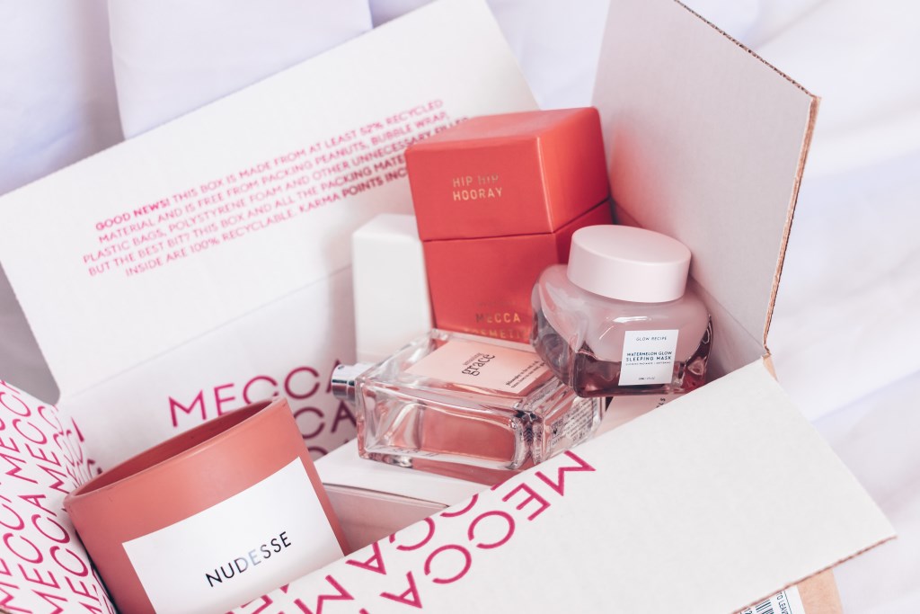 Geschenkpaket mit Beauty-Produkten