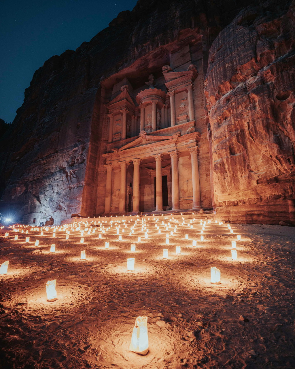 Felsenstadt Petra in Jordanien